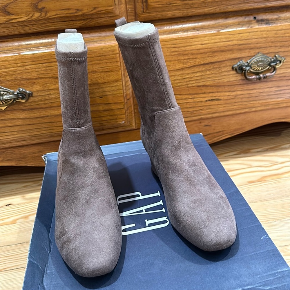 Gap suede sock booties